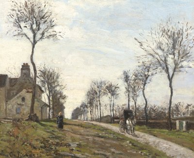Road in Louveciennes by Camille Jacob Pissarro